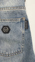 Jeans con fiamme