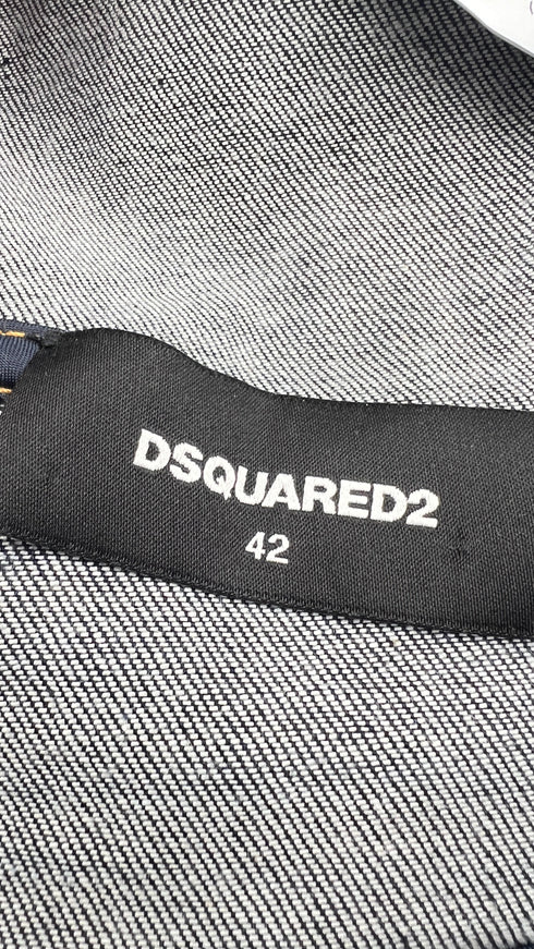 Abito corto in denim