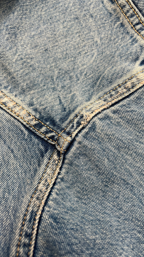 Giacca lunga in denim