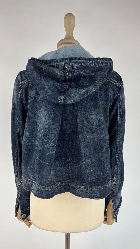 Giacca in denim con cappuccio