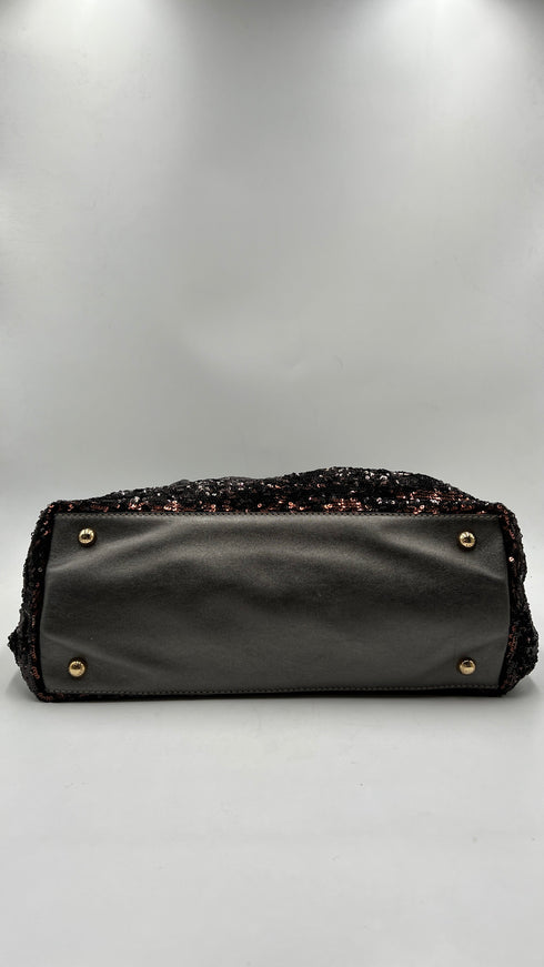 Shopping bag paillettes