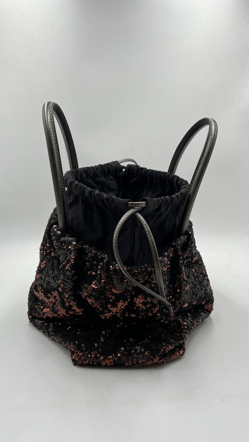 Shopping bag paillettes