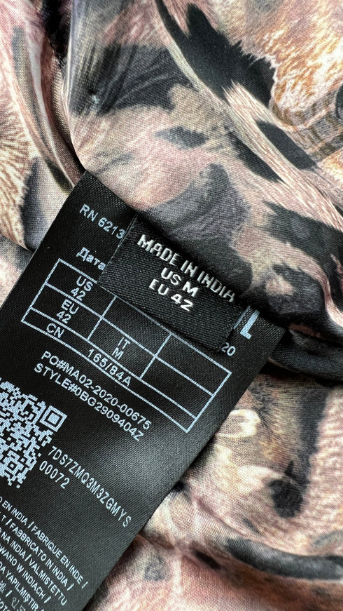 Giacca in pelle con zip