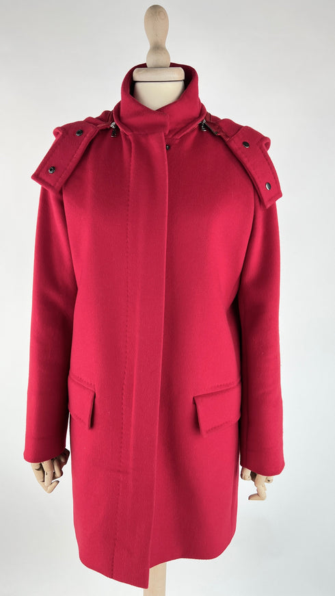 Cappotto lana-cashmere rosso