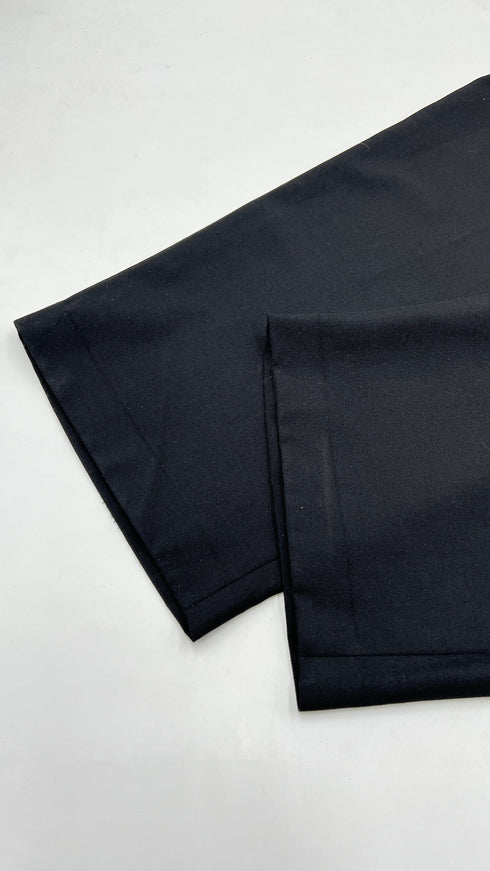 Pantaloni nero gamba larga