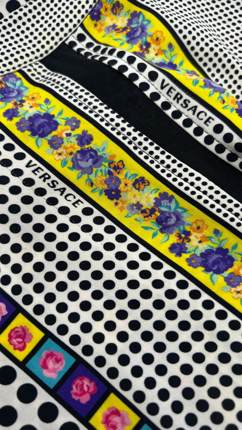 Camicia smanicata pois e fiori