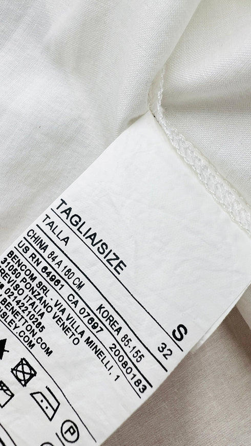 Camicia girocollo smanicata