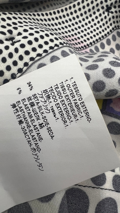 Camicia smanicata pois e fiori