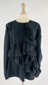 Longsleeve nera con ruche