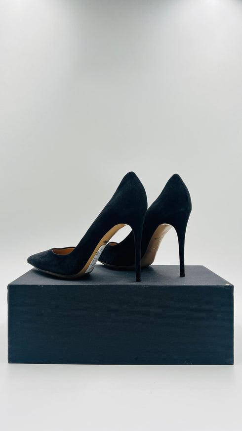 Décolleté in suede N.7.5