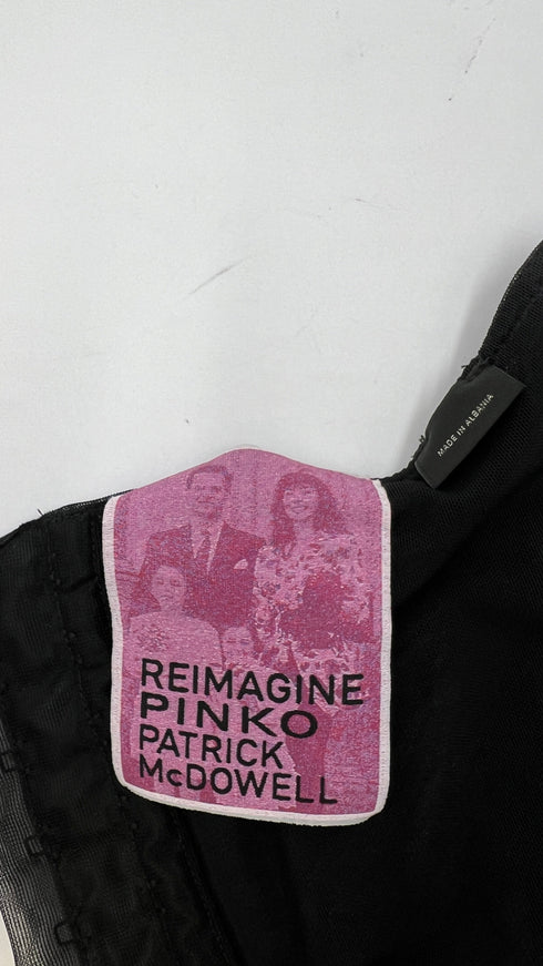 Top arricciato stampato