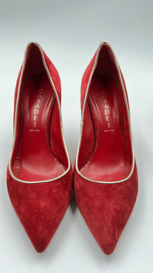 Décolleté in suede N7.5