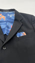 Blazer monopetto con pochette