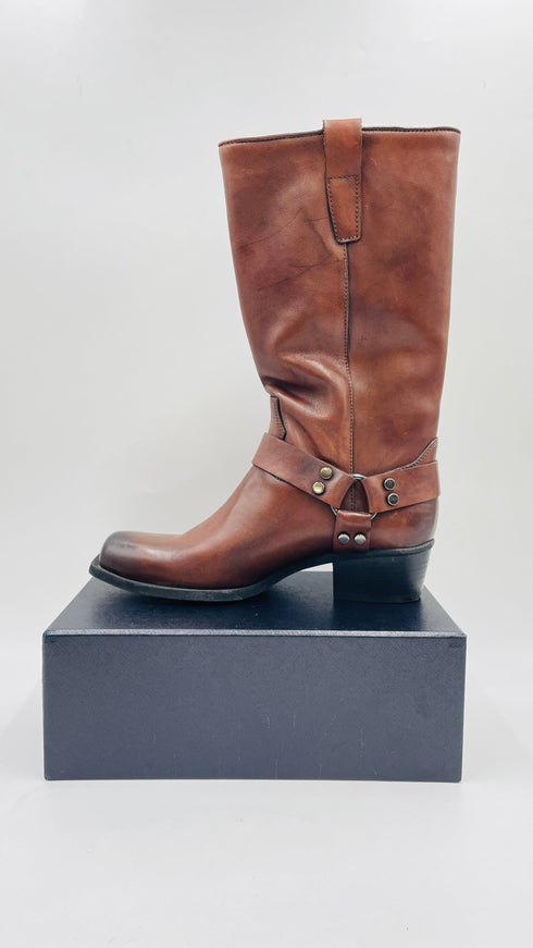 Stivali in pelle N.40