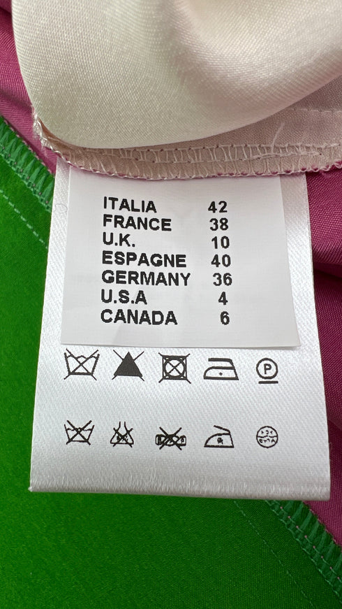 Blusa retro color block