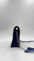 Borsa saffiano blu