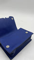 Borsa saffiano blu