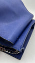 Borsa saffiano blu