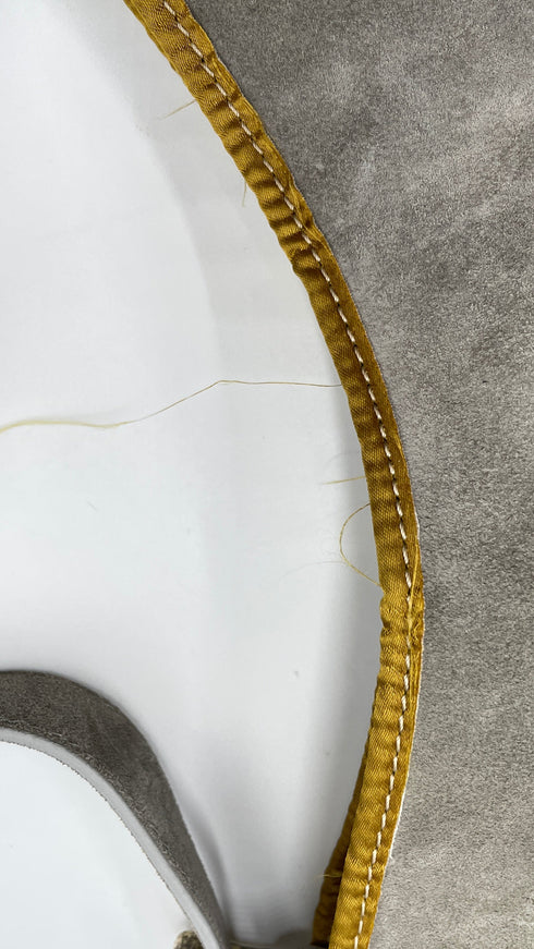 Borsa in suede con rose