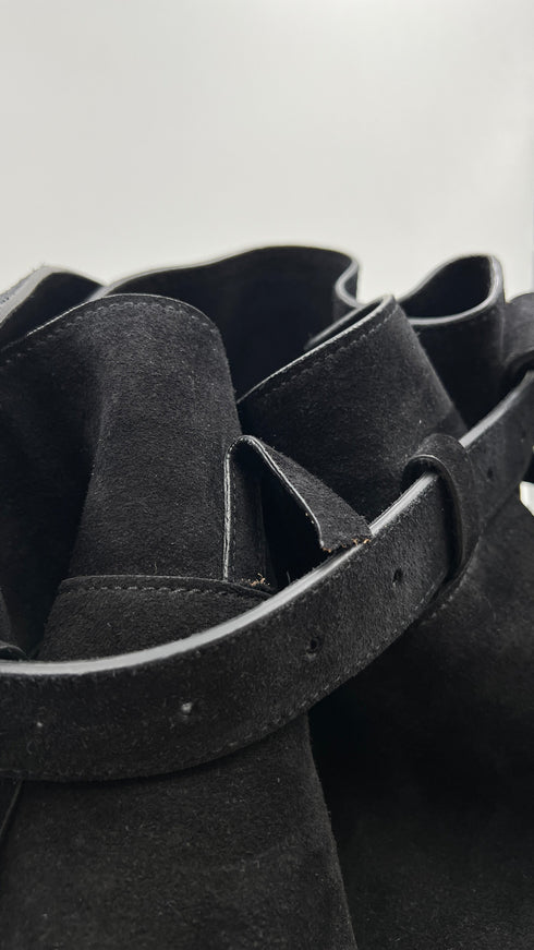 Borsa nabuk nero
