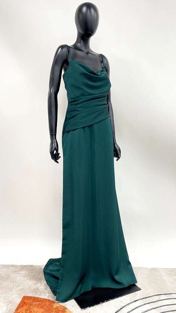 Abito lungo drappeggiato