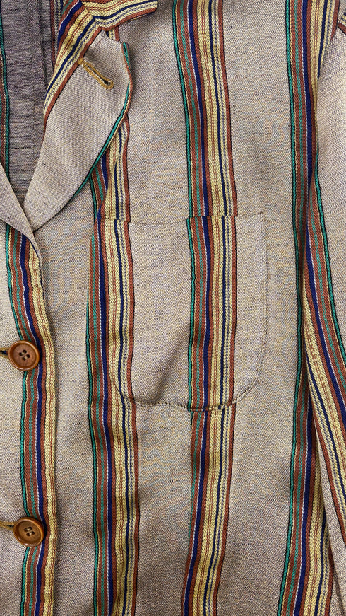 Blazer lurex a righe vintage