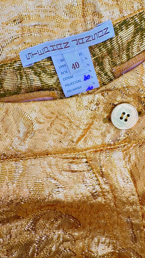 Gonna Pantalone dorata