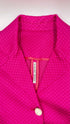 Blazer fucsia sfoderato