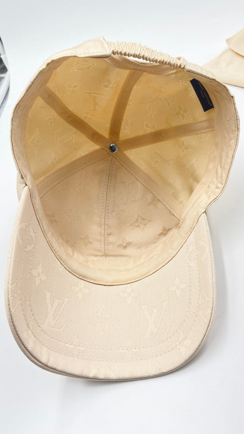 Baseball cap monogram