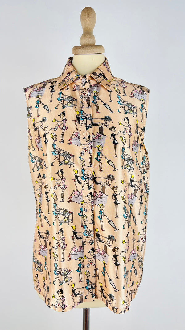 Camicia smanicata fumetto