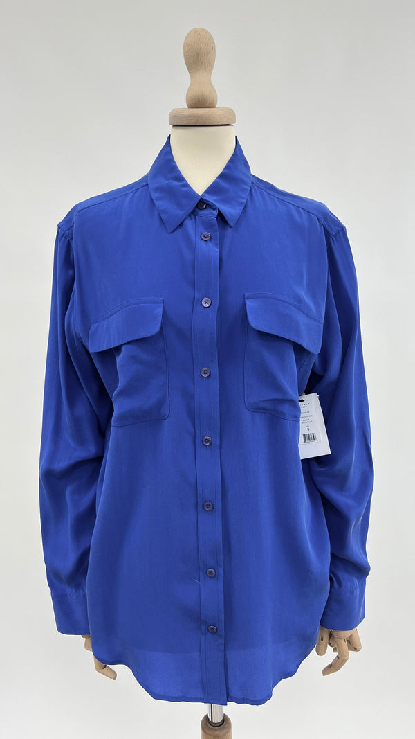 Camicia in seta con cartellino