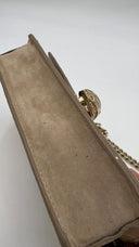Borsa a spalla con strass F.e.v.
