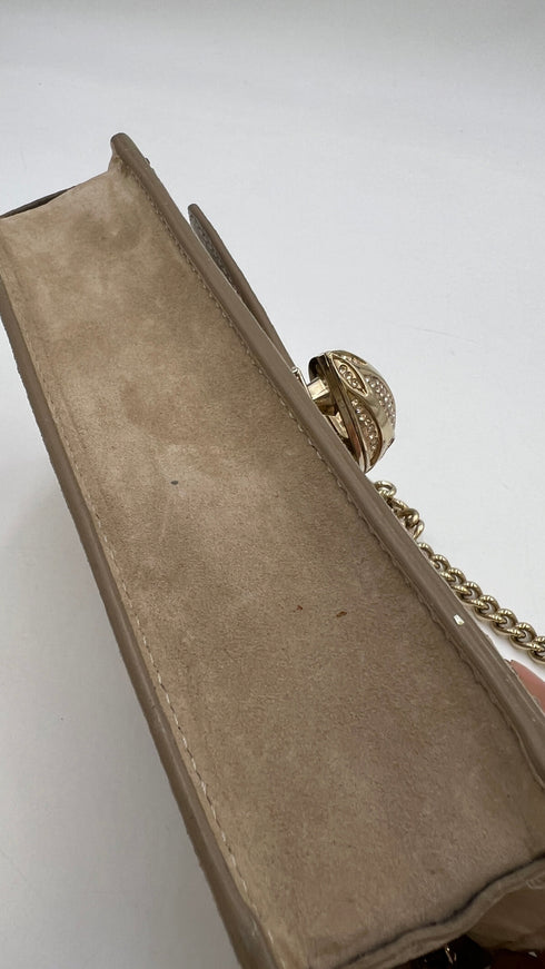 Borsa a spalla con strass