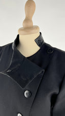 Giacca corta inserti pelle Givenchy