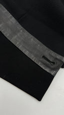 Giacca corta inserti pelle Givenchy