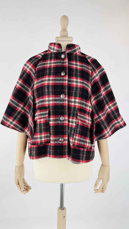 Mantella corta tartan