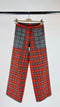Pantaloni palazzo tartan
