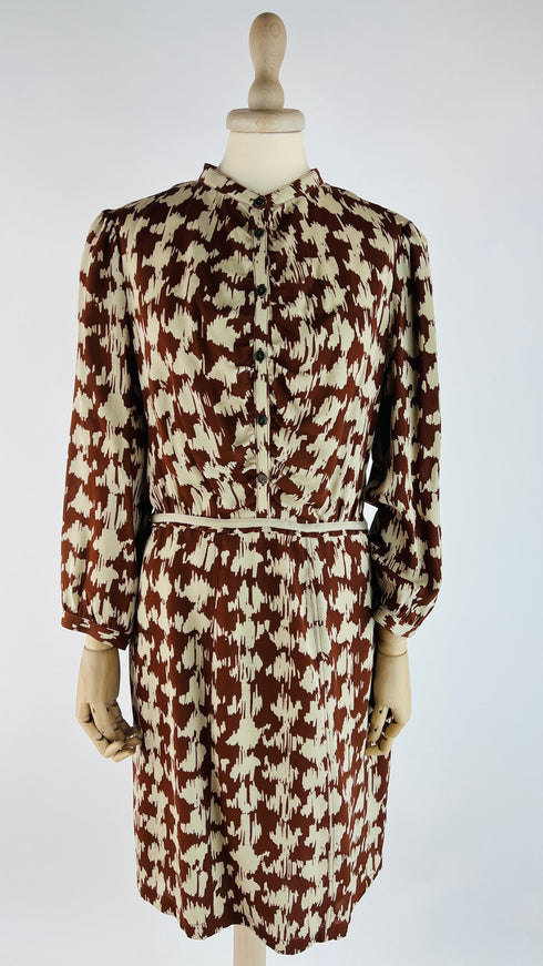 Abito midi pied de poule