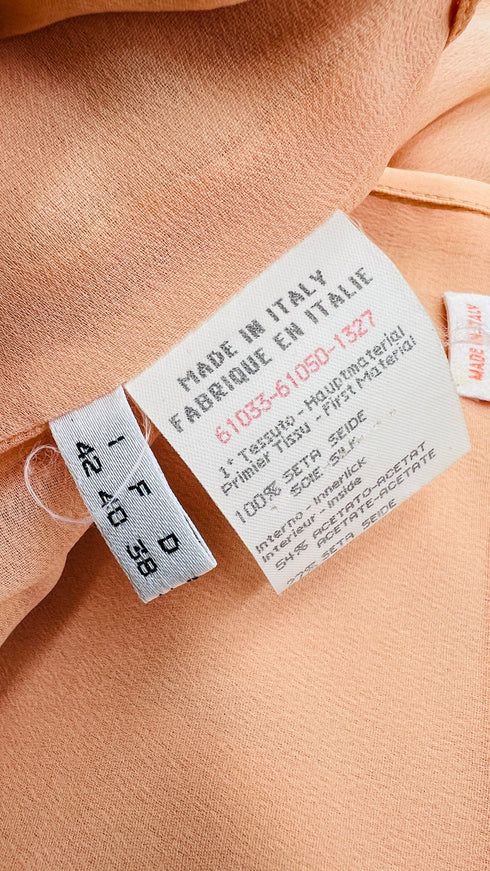 Abito corto 100% seta