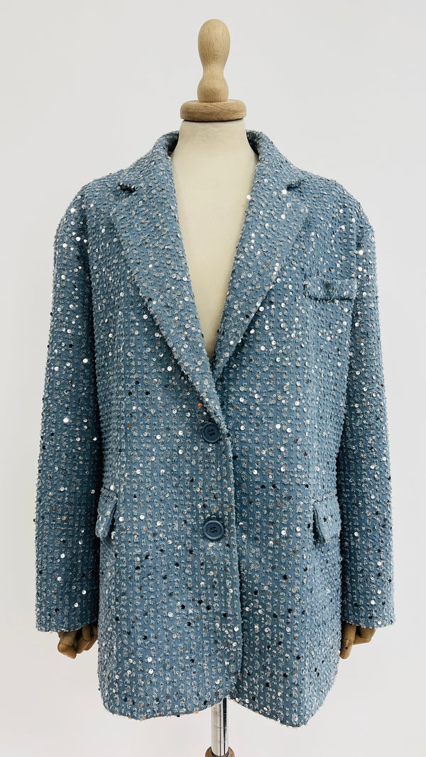 Blazer con paillettes