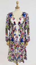 Abito a fiori con cartellino Roberto Cavalli