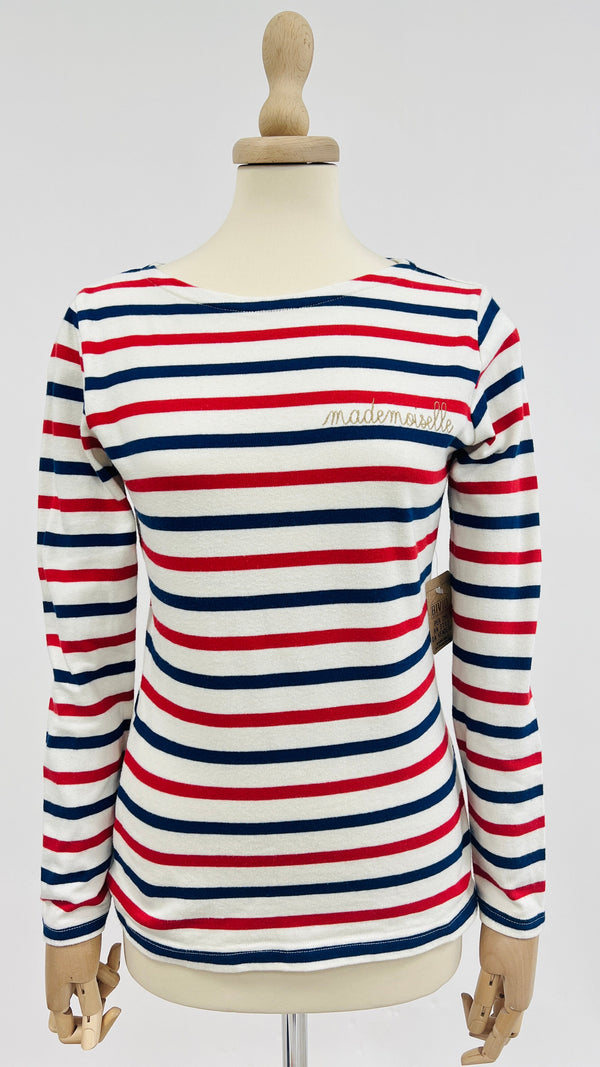 Longsleeve Mademoiselle a righe