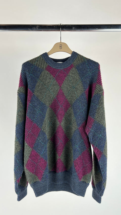 Maglia fantasia rombi