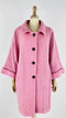 Cappotto lana rosa