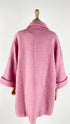 Cappotto lana rosa