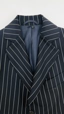 Blazer in Gessato blu Vivienne Westwood MAN