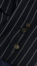Blazer in Gessato blu Vivienne Westwood MAN