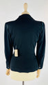 Blazer rever raso