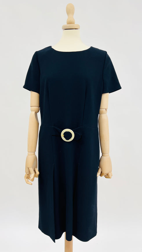 Abito midi vintage blu