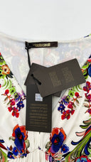 Abito a fiori con cartellino Roberto Cavalli